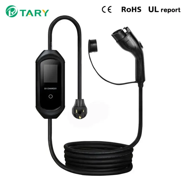 Adjustable 3.5Kw 7kw 22kw Home Portable Ocpp Ev Charger Type 2 Electric Fast Charger Car Smart Ev Charger