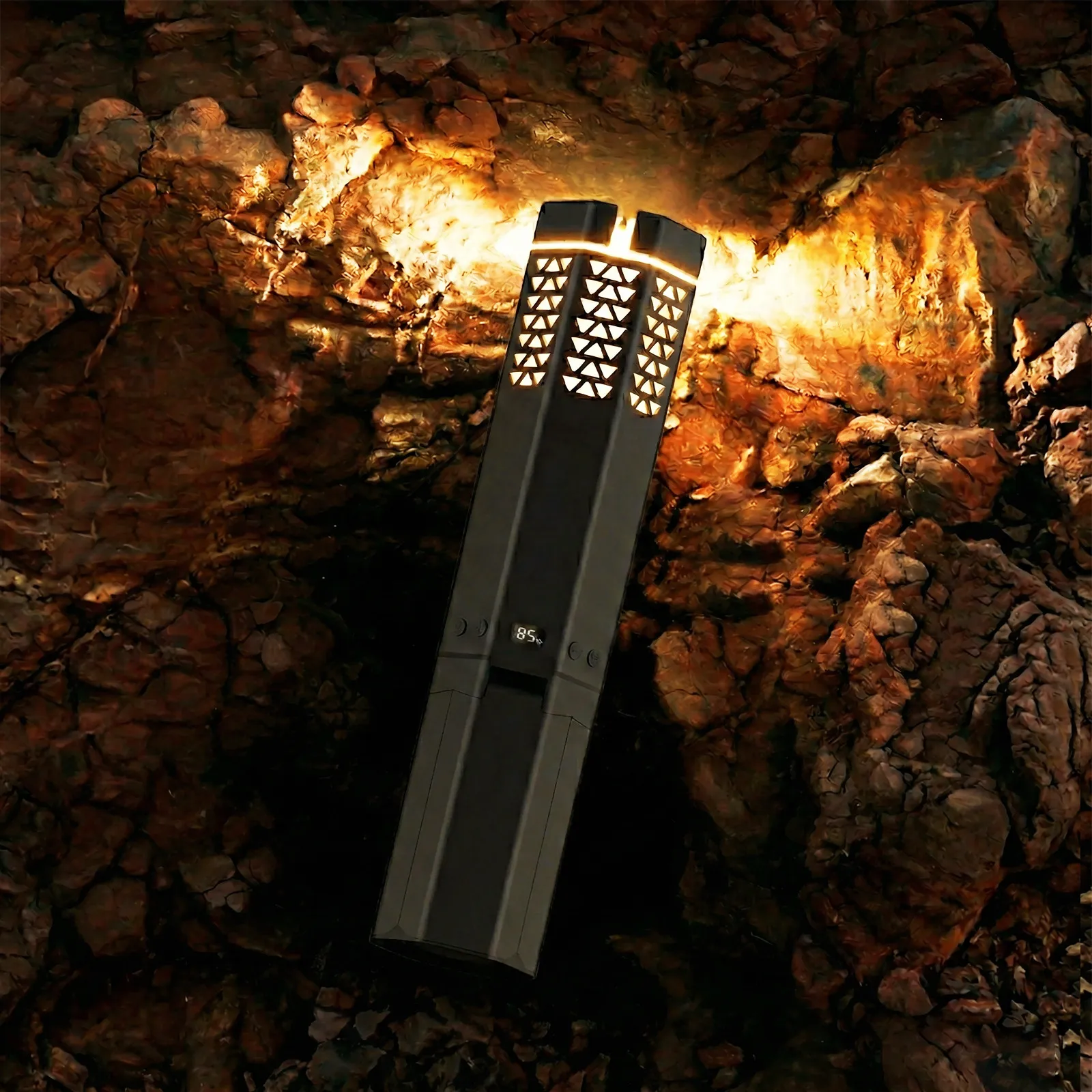 Outdoor camp ambient lighting long battery life retractable camping light