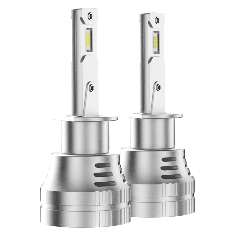 ABKL-H1 مصابيح أمامية LED، 300 وات 30000 لومن مصابيح أمامية LED فائقة السطوع 6000 كلفن أبيض بارد IP67 مقاومة للماء، عبوتان