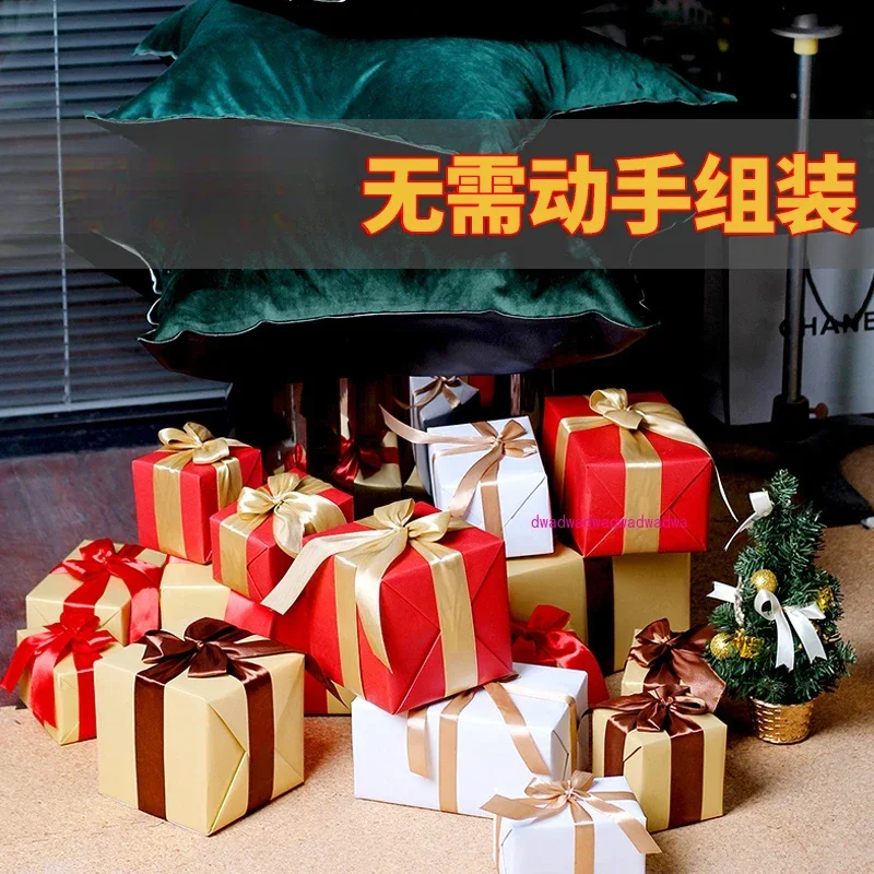 Christmas gift empty decorative gift scene arrangement stack head Meichen New Year's Spring Festival gift prop box