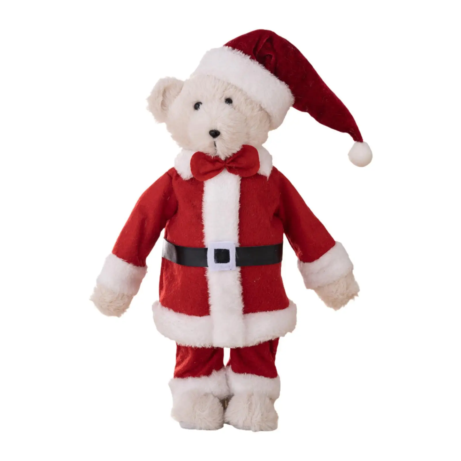 Ours en peluche de Noël pour garçons et filles, ours en peluche mignon, animaux doux, faveurs de fête, vacances d'hiver, maison