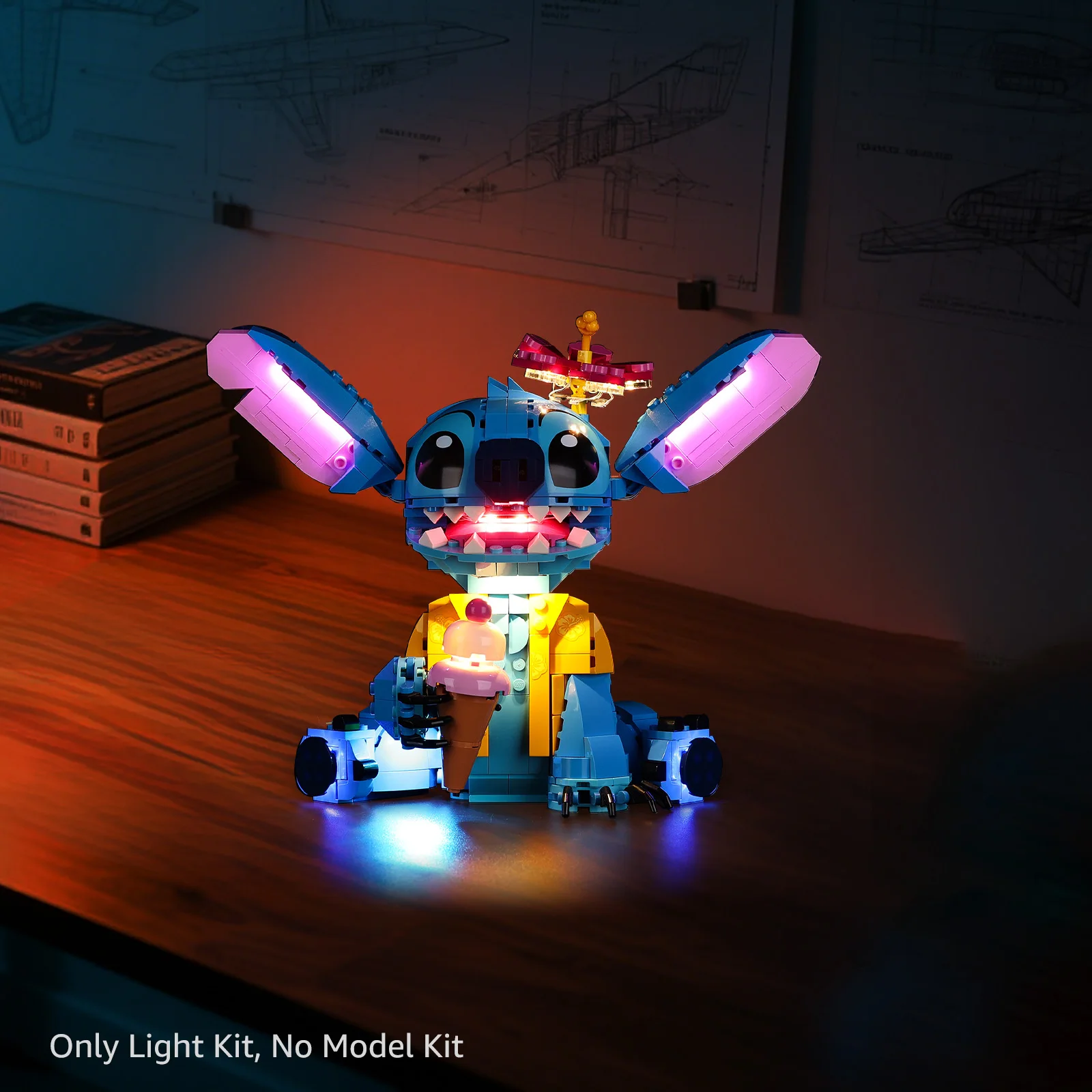 

Комплект светодиодного освещения без модели, подходящий для LEGO Stitch 43249 (без строительных блоков)