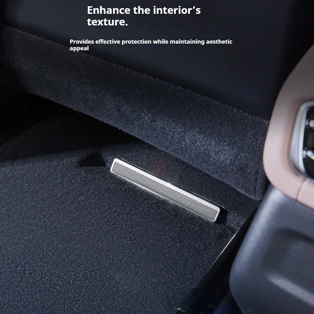 For Xpeng MONA M03/L03,Under Seat Air Vent Protective Cover,Rear Row Air Outlet Dust Guard,Interior Mod Accessories - view 3