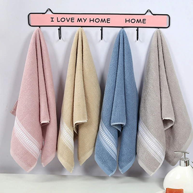 Soft and thick absorbent towel, suitable for washing and bathing in children and adults\' homes 13*28.74inch/33*73cm