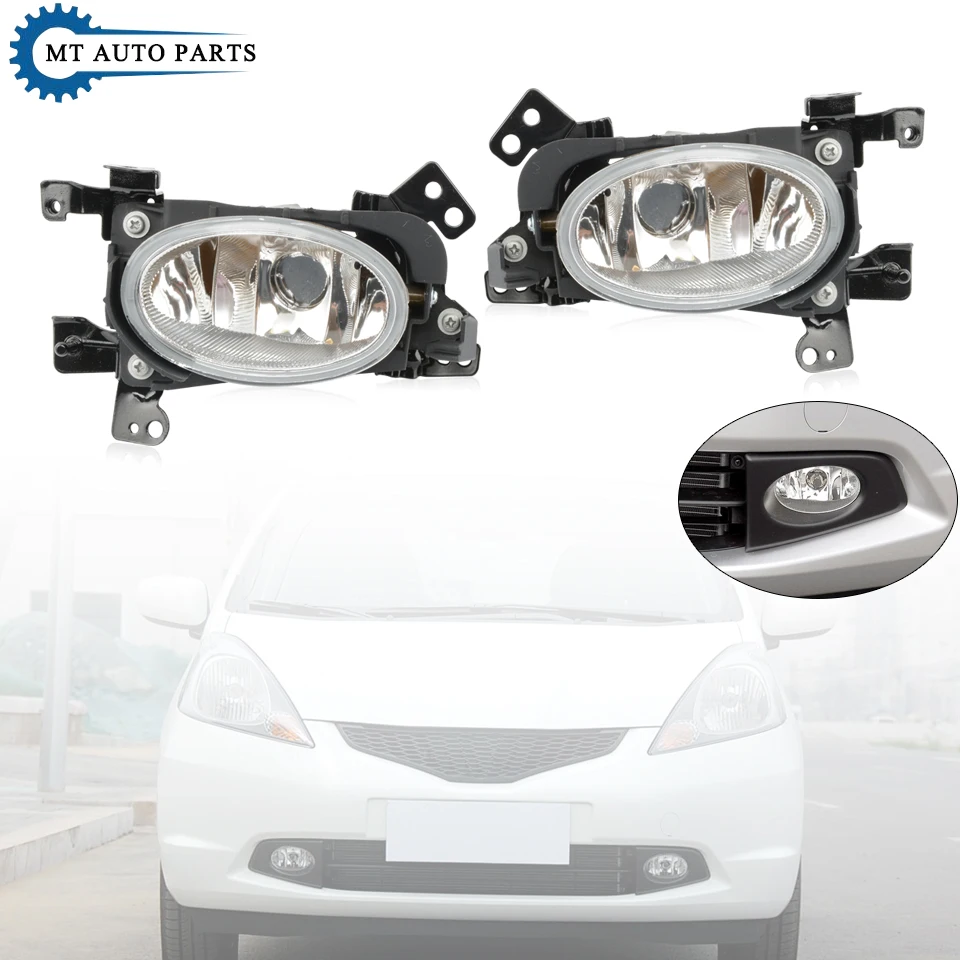 

MTAP Car Front Bumper Fog Light Fog Lamp Foglight Foglamp Reflector Lamp For HONDA FIT JAZZ 2009 2010 2011