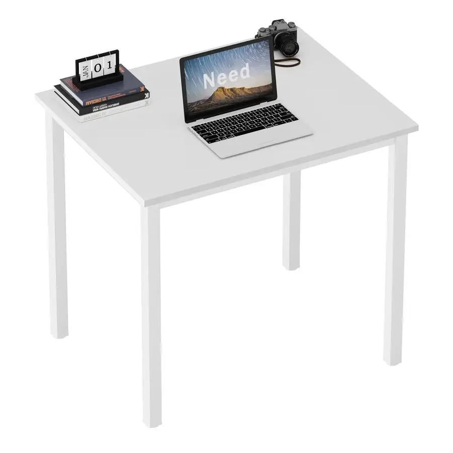 Small Computer Desk for HomeampOffice 31.5 Length Small Writing Desk Gaming Desk Students Laptop Use, White Color Desktop amp Wh