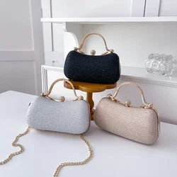 Fashion Women's Bags Sequined  Rhinestone Handbag Oblique Span Shoulder Banquet Bag Celebrity Dinner Clutch Bag