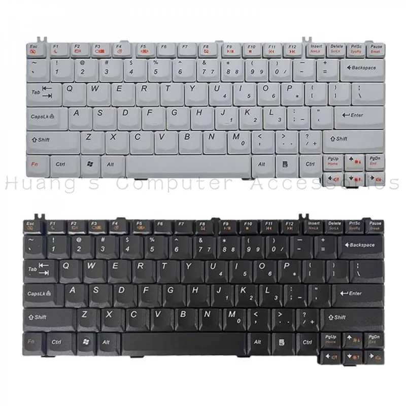 SS+US English Laptop Keyboard For Lenovo 3000 F31 F41 G430 G450 G455 N220 Y430 Y530 V450 Replacement