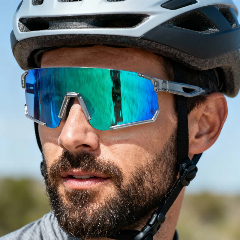 High quality photochromic bicycle glasses for men and women, UV resistant riding sunglasses, outdoor road bicycle glasses