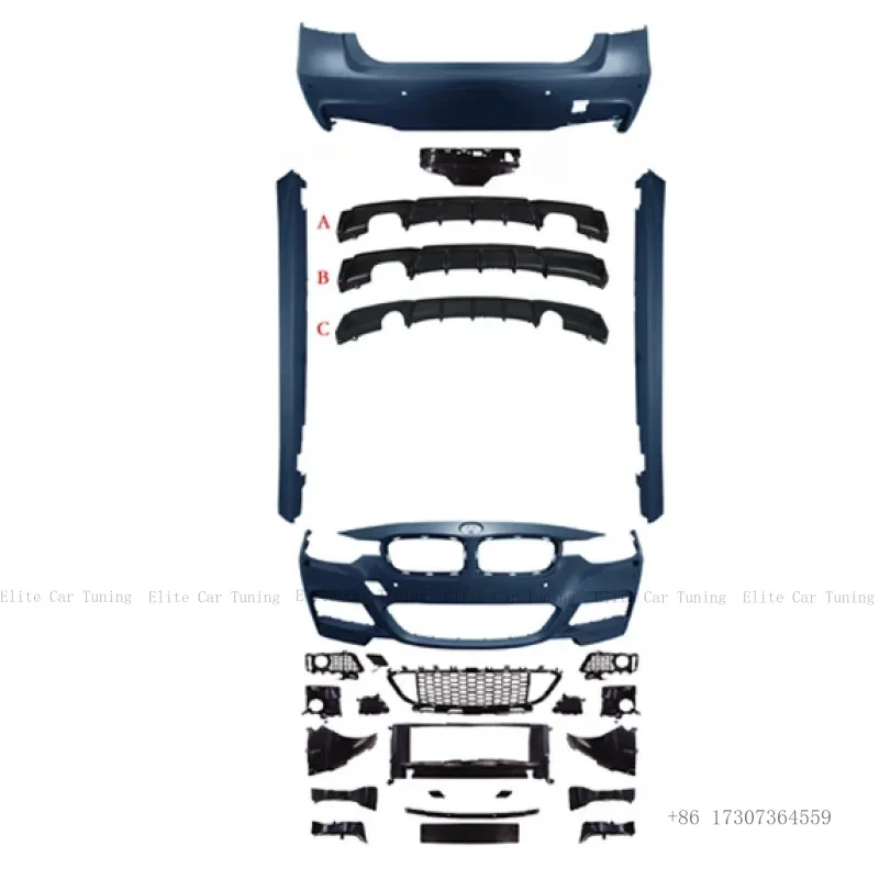 

Car Body Kit Suitable for 3 Series F30 F35 2013-2018 Front Bumper Body Kits Upgrade MT Style F30 F35 Auto Accessories Parts