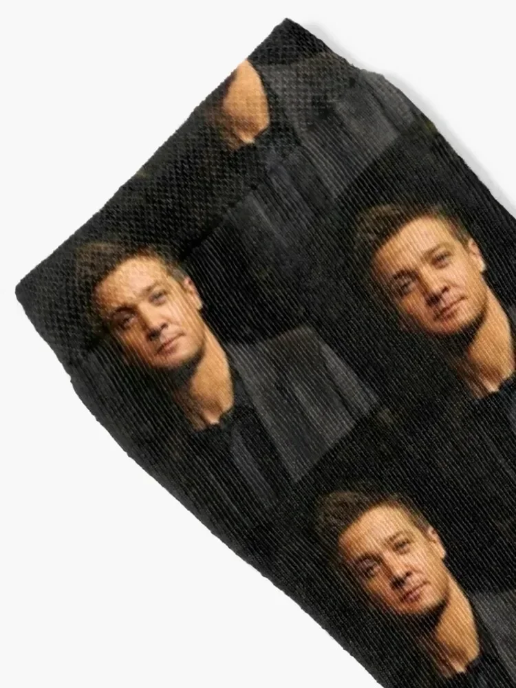 Jeremy Renner Socks men cotton high quality valentine gift ideas Girl'S Socks Men's