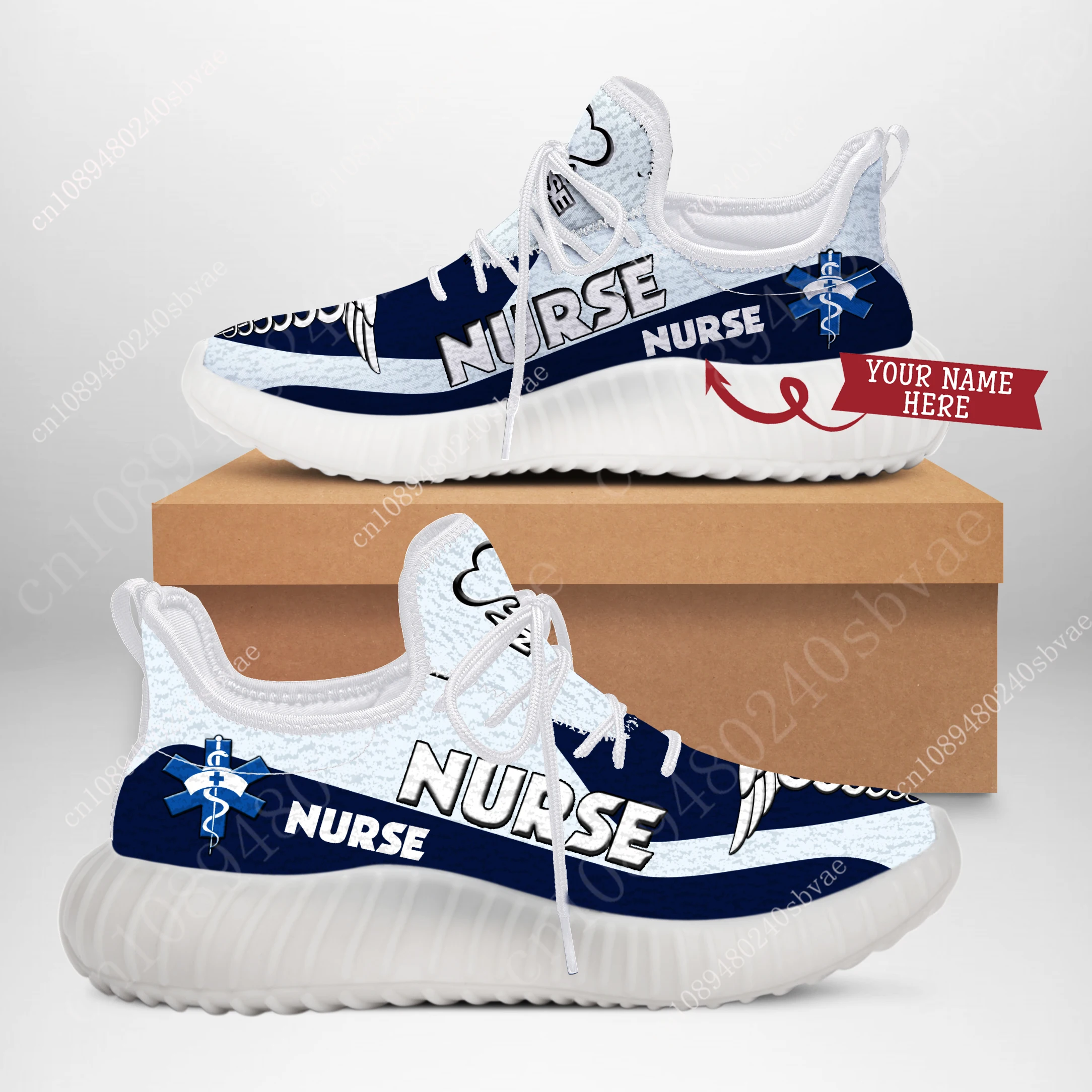 Nurse Shoes Tennis Big Size Casual Original Men Women Sneakers Lightweight Comfortable Sneakers Sports Custom Made Shoes