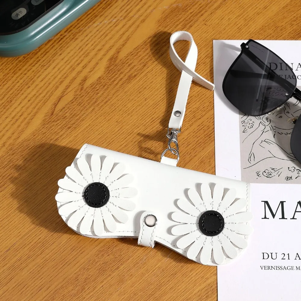 

New PU Leather Glasses Case Cartoon Portable Sunglasses Case Eyewear Bag Sunglasses Storage