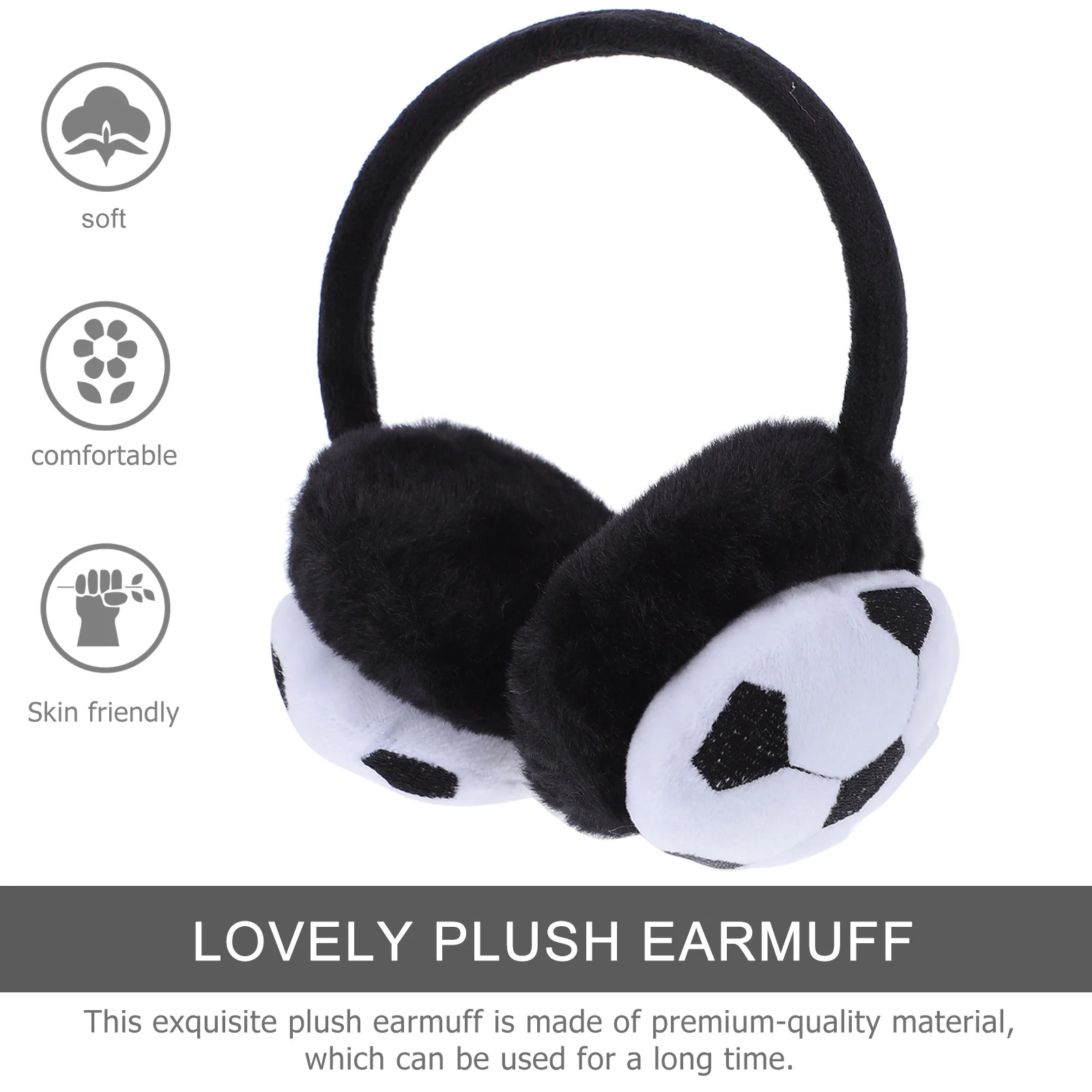 Fur Earplugs Girl for Girls Children's Soft Headphones Kids Winter Protector Covers Hairy Boy