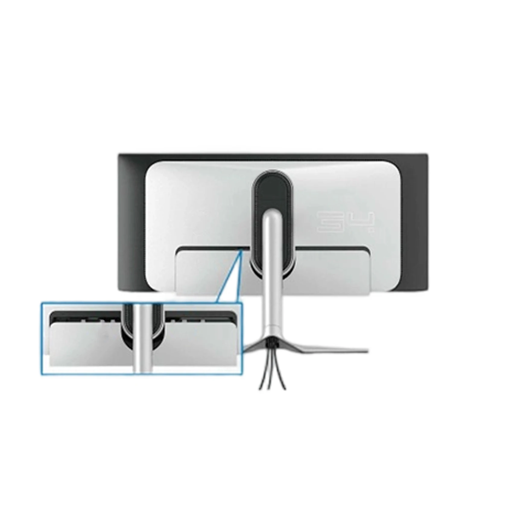 VESA Mount Adapter for DELL Alienware AW3423DW Monitor Bracket Mounts to 100*100 Stand / Arm / Desk Mount -Metal Material view 4