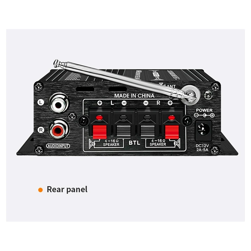 New New AK-350 Class-AB Home Power Audio Amplifier Sound Bluetooth Digital Amplifier Car 2 Channel Hifi Stereo AMP