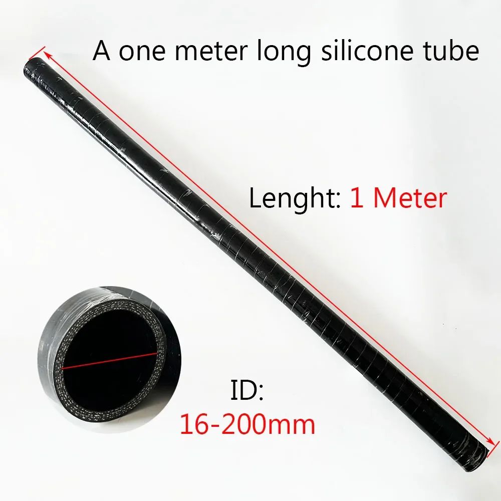 ID 16-200mm 1 Meter Length Straight General Silicone Coolant Intercooler Pipe Tube Hose Silicone hose Silicone intercooler hose