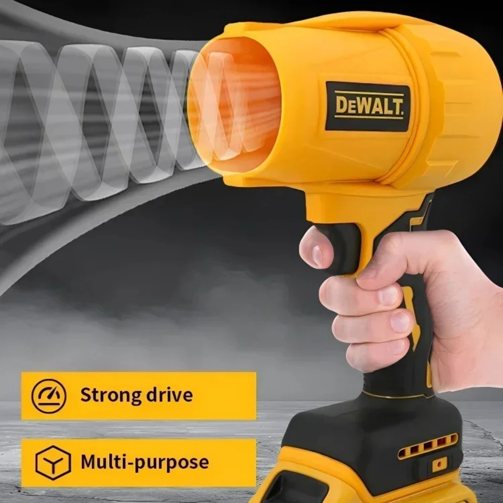 

Беспроводной турбовентилятор-фен Dewalt 30000 об/мин, ручной, мощный, 20В, перезаряжаемый, для удаления пыли