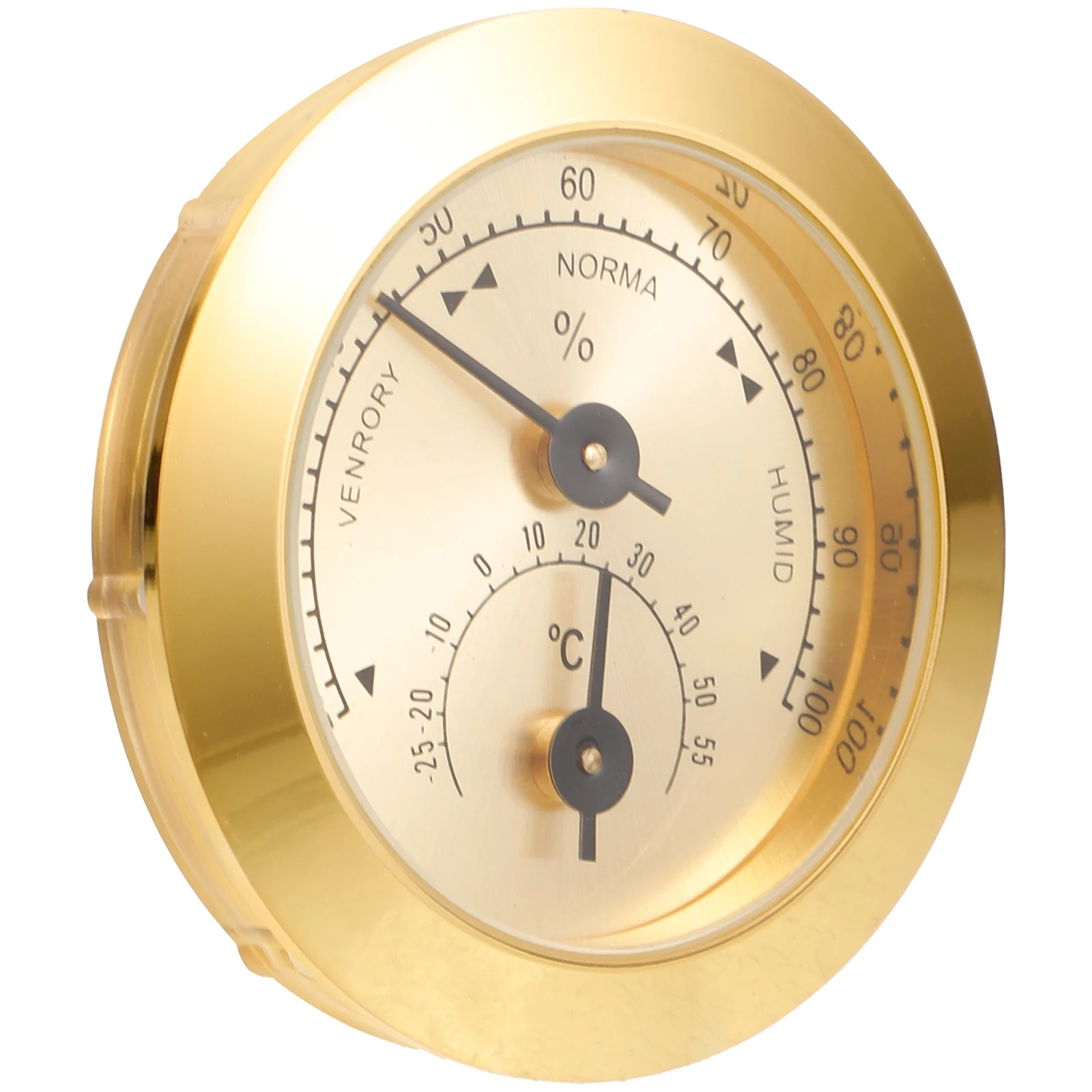 

Hygrometer Weather Hygrometers Humidity Gauge Indoor Small and Temperature Monitor Thermometer Zinc Alloy