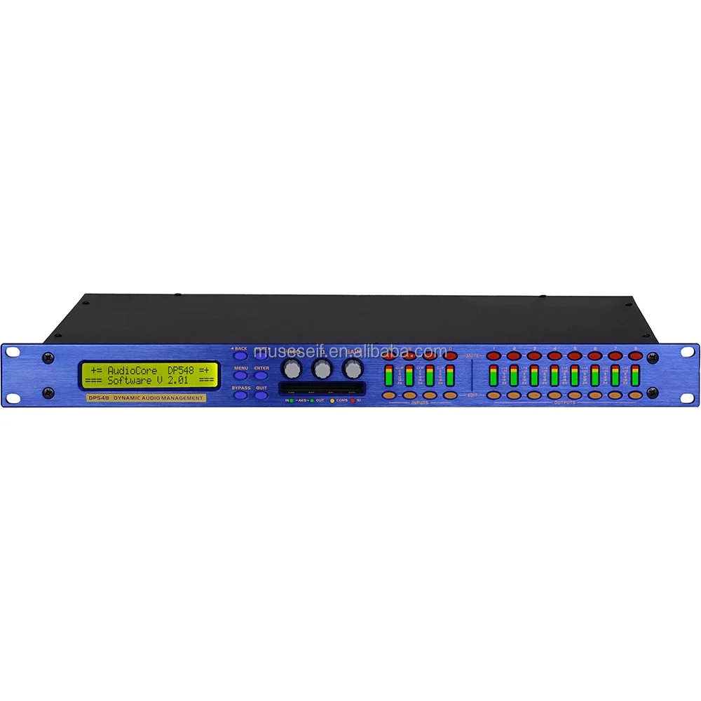 Audio Processor DP548 Supplier 2 Input 4 Output Professional FIR Three-level Dynamic Balance Multi-effects Processor