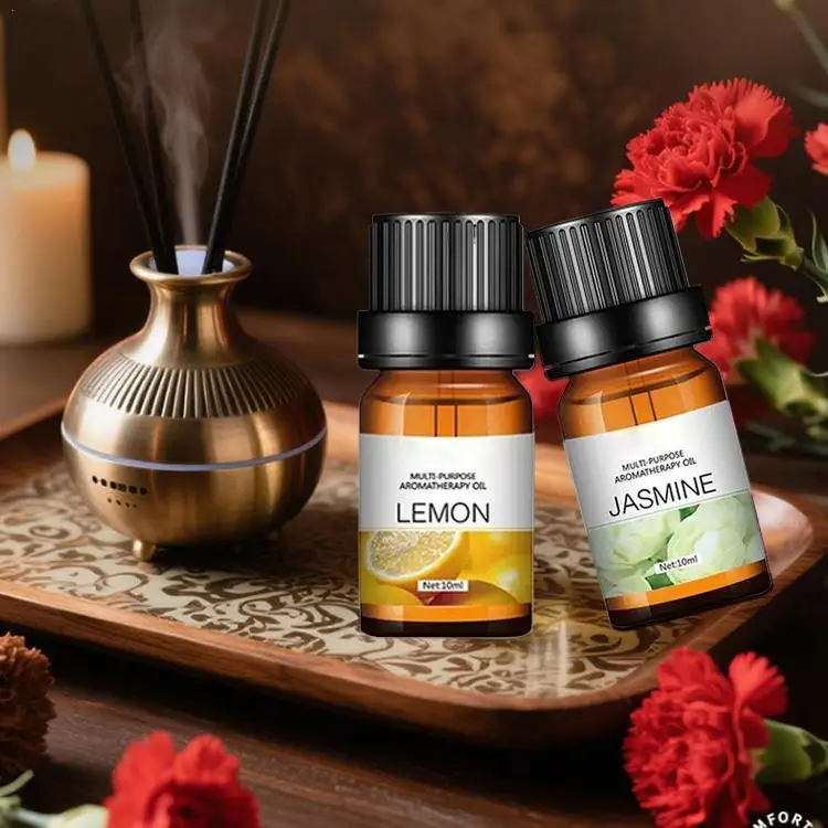 Flower Fruit Essential Oil Water-soluble Relieve Stress For humidifier aroma diffuser Fragrance Lamp Air Freshening Aromatherapy