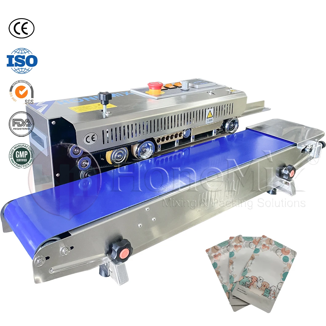 

Automatic Horizontal Plastic Bags Heat Sealing Machine Continuous Band Sealer Machine