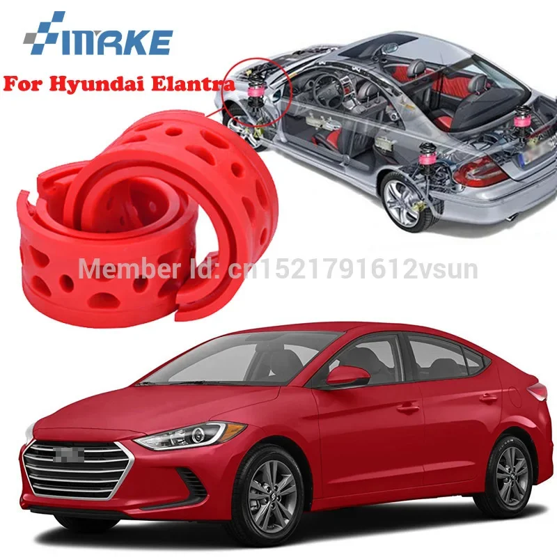 For Hyundai Elantra Front /Rear Car Auto Shock Absorber Spring Bumper Power Cushion Buffer