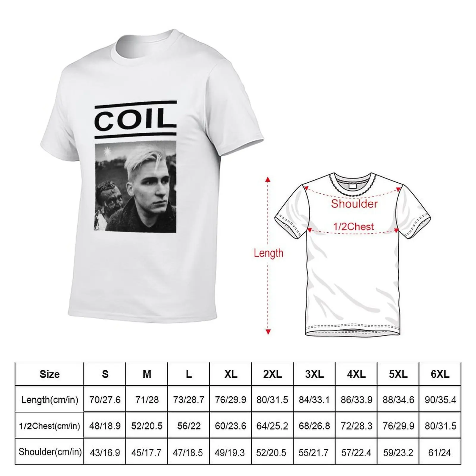 COIL T-Shirt shirts graphic tee topping designer t shirt men