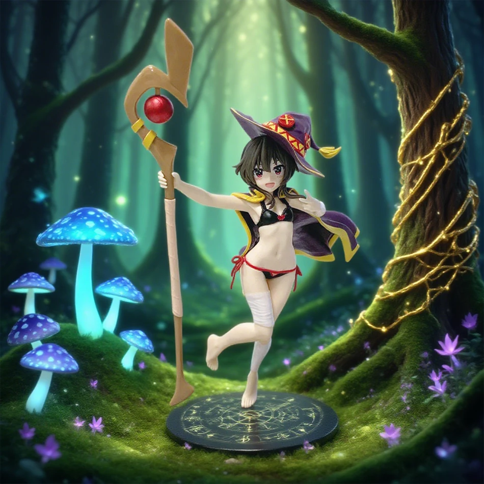 كونوسوبا: نعمة الله على هذا العالم الرائع! Megumin the Great Mage ملابس السباحة الجميلة فتاة نموذج لجسم جائزة الزينة