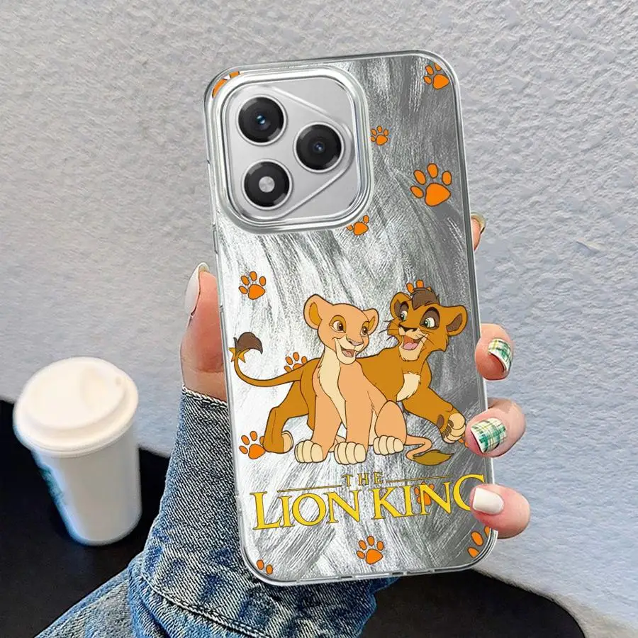 

Милый черный мягкий чехол The Lion King для Honor 200 400 Lite X9a 200 Pro X9b X8c X7b X8b X9c X8a