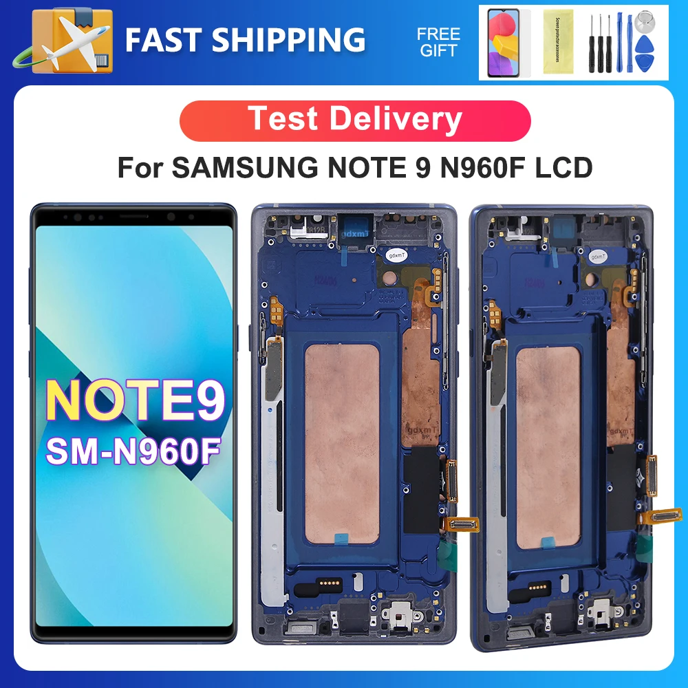 For Samsung Note 9 Tested For Note9 N960 N960F N960U N960W LCD Display Touch Screen Digitizer Assembly Replacement