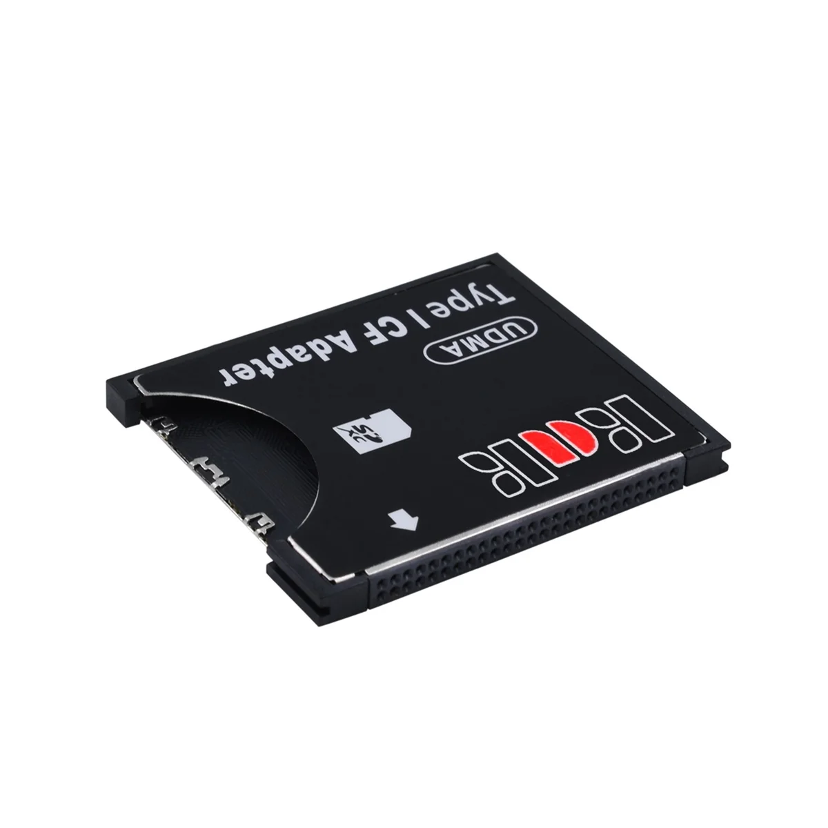 Adaptador de SD a CF tipo I, compatible con tarjeta SD SDHC SDXC MMC a Flash compacto estándar, convertidor de lector de tarjetas tipo I