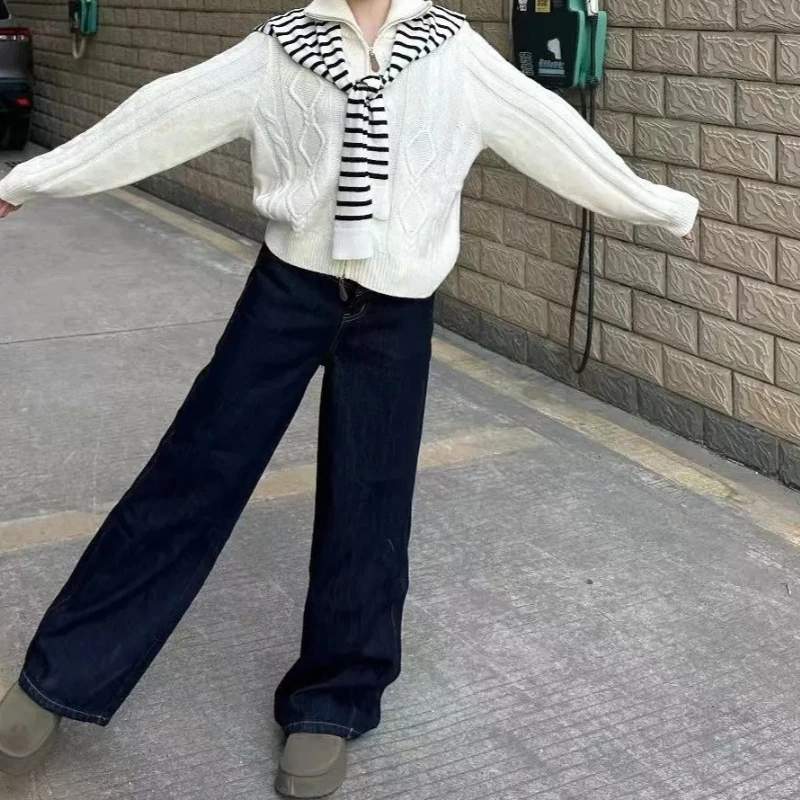 

Вязаный кардиган-свитер с шалью, осень-зима 2022, новый ленивый стиль, тонкий, универсальный топ, куртка