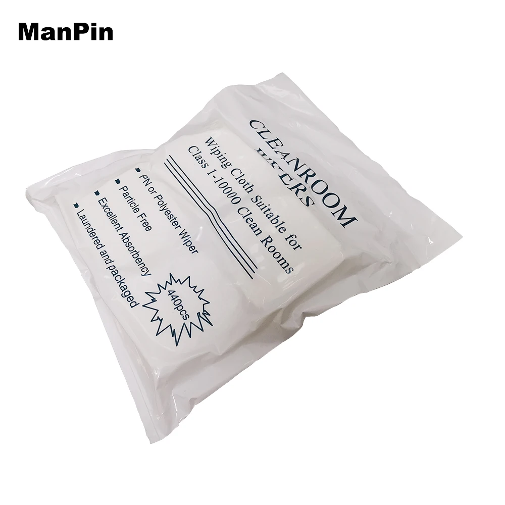 440 قطعة 4 بوصة غرف الأبحاث مساحات مكافحة ساكنة الغبار إزالة شاشة LCD عرض تنظيف الهاتف المحمول إلكترونيات إصلاح لينة خالية من الوبر #5