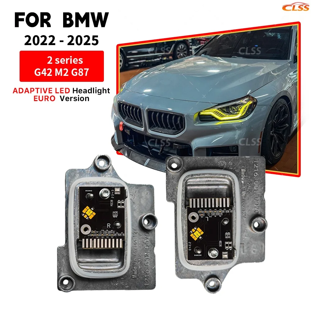 

DRL LED Module Daylight For BMW 2 Series G42 M2 G87 M240i 230i 2021-2024 Adaptive LED Headlight Daytime Running Light Angel Eyes