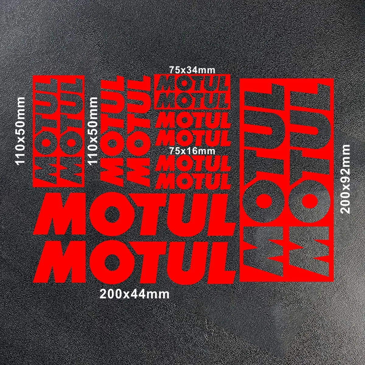 Vinyl Motul Sticker Logo Motorcycle Tank Helmet Car Bike Decal For YAMAHA Kawasaki Suzuki HONDA KTM BMW DUCATI Harley-Davidson view 6