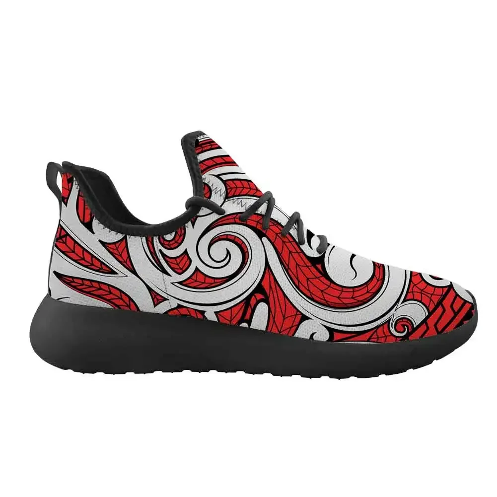 Tonga Art Style Teenage Girls Brand Design Casual Shoes Polynesian Tattoo Print Sneakers Comfortable Mesh Women's Footwear