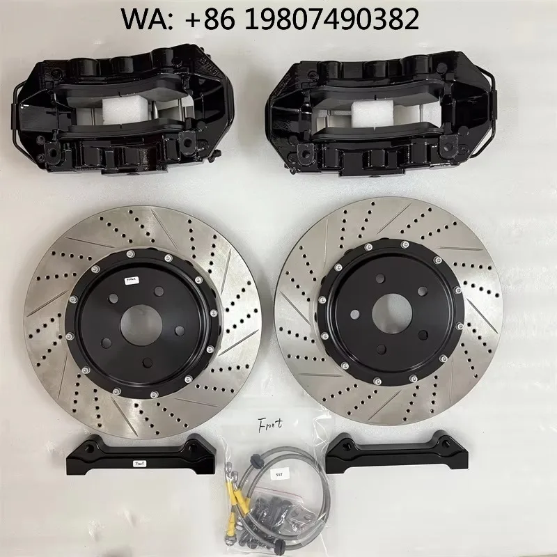 

4 Pot Blue Brake Caliper Kit 300*24mm Disc Racing Parts
