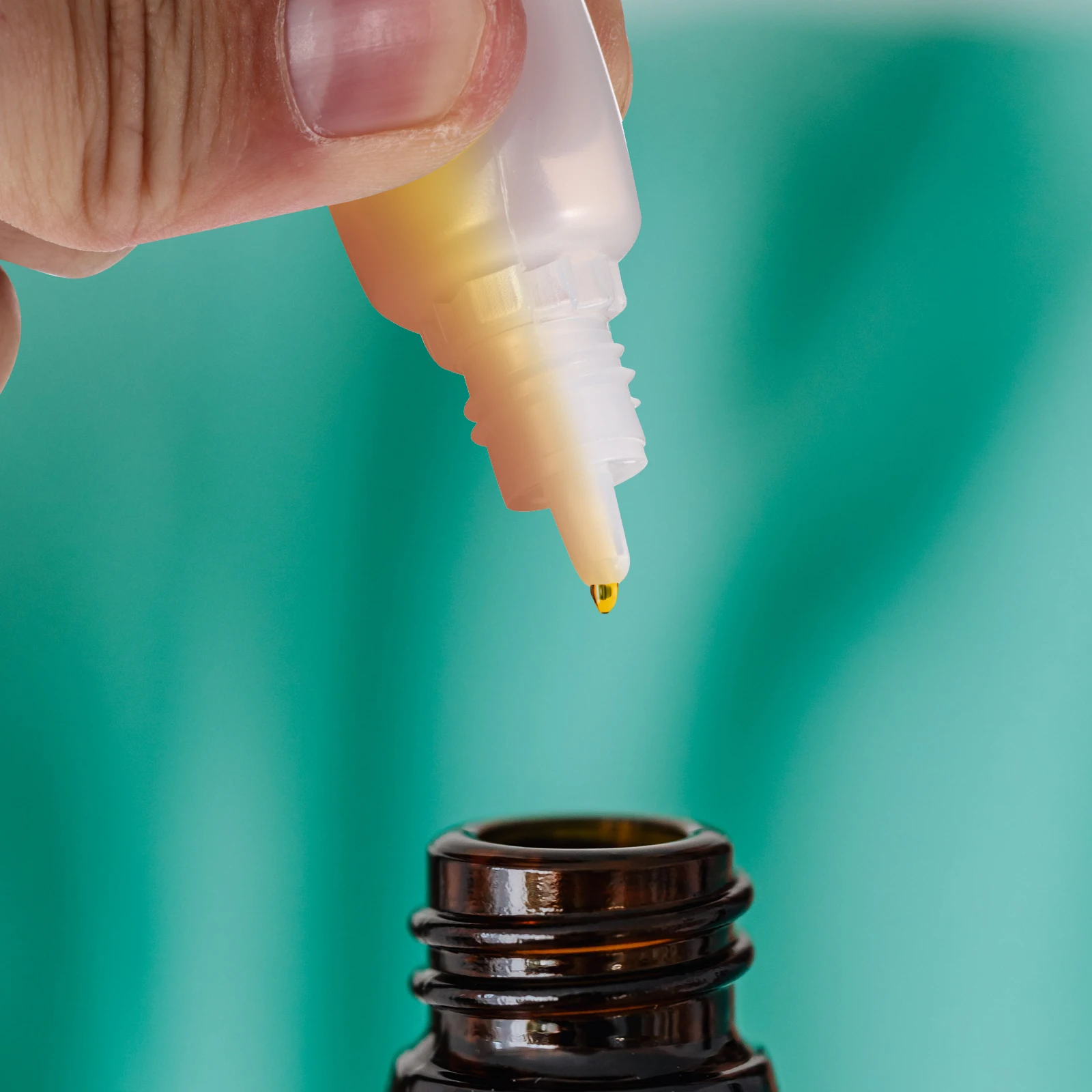 

50 Pcs Eye Drop Bottle Squeeze Bottles for Liquids Translucent Dropper Vial Squeezable Essential Oil