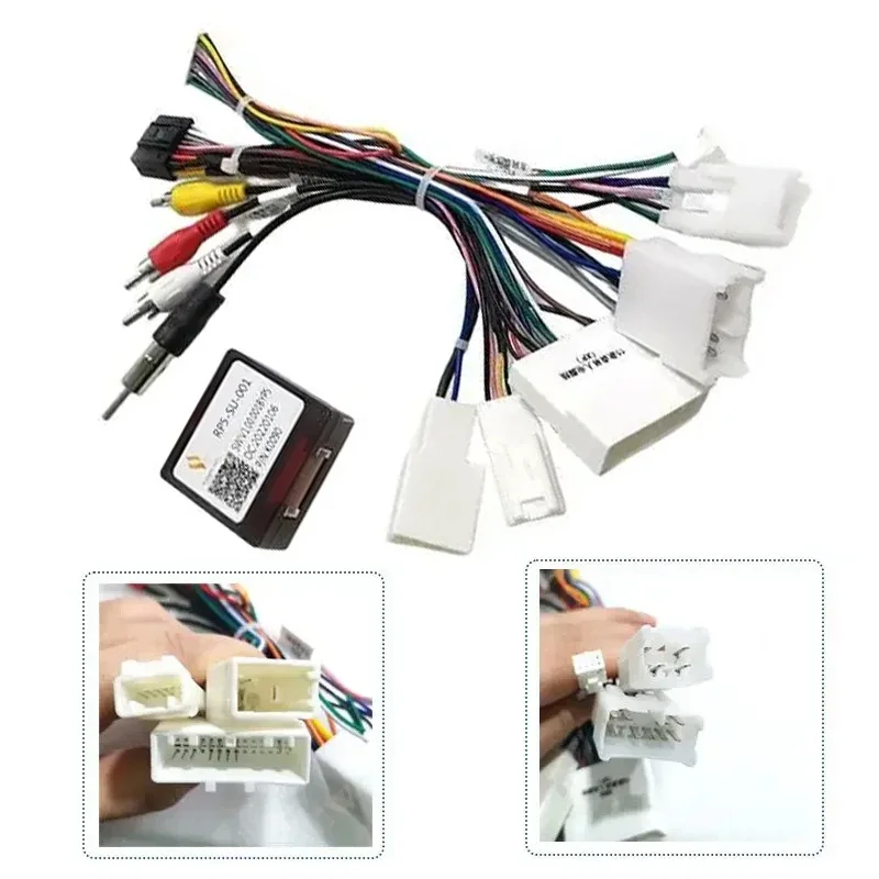 Car 16pin Wiring Harness Adapter Canbus Box Decoder For Subaru Legacy Outback Forester XV Crosstrek Harman Kardon