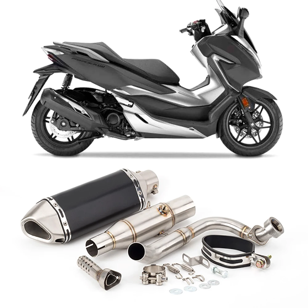 

For HONDA Forza300 Motorcycle Exhaust Full Systems Catalyst Motorcross Slip on Modified Pitbike Front Pipe Escape