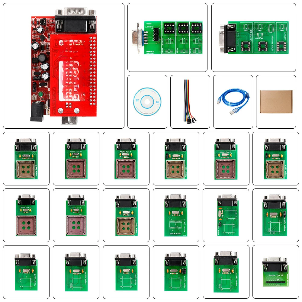 UPA USB V2014 Small Board Full Set V1.3 Automotive ECU Programmer with Full Set Adapter