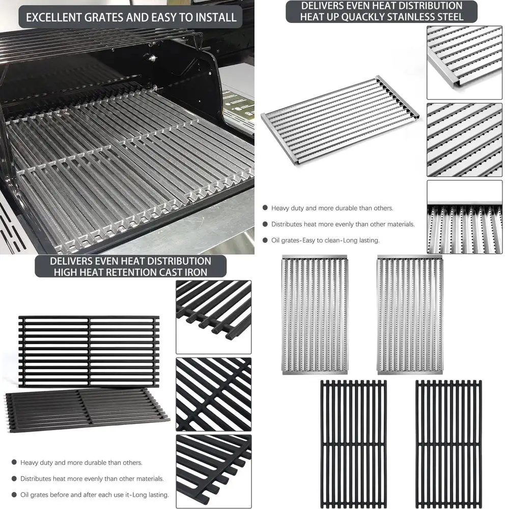 

Запасные части для гриля для инфракрасных грилей: пластины излучателя и решетки для гриля