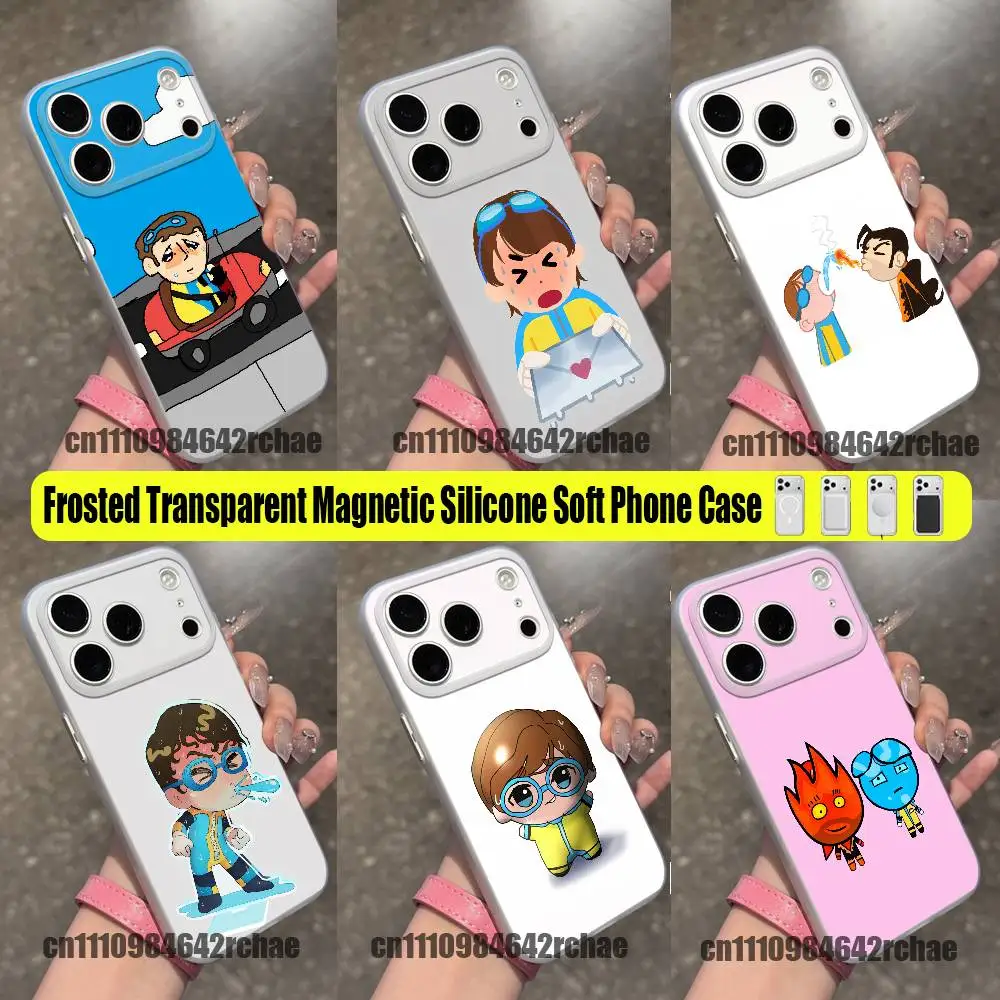 For Waterboy Dispatch Phone Case For iPhone 14 16 12 15 13 17 11 E Pro Max Plus Air Mini For Magsafe Magnetic Clear