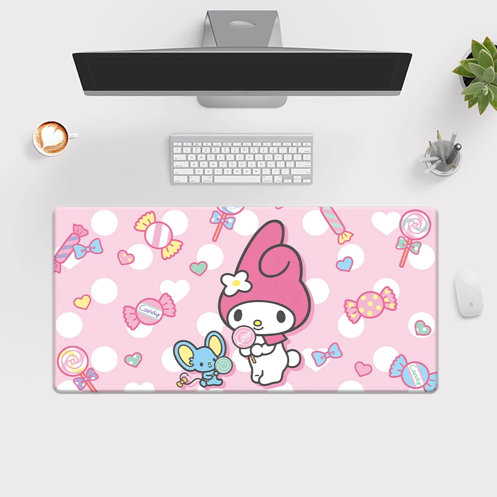 Sanrio Cute cartoon  Mouse Pad Keyboard Gaming Accessories Mouse Mats Game Office Computer PC Gamer Laptop Desk Mat,Mouse Pad