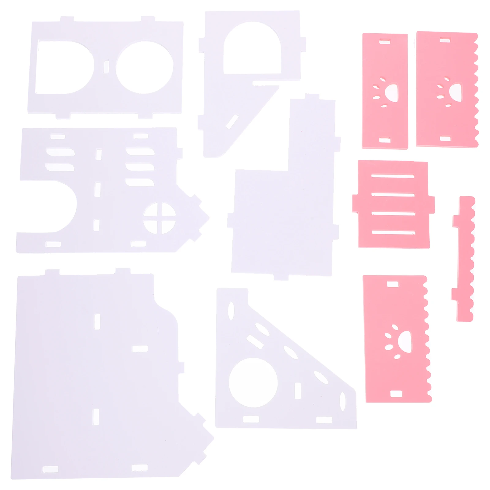 

Hamster House Small Pet Hideout PVC Wear resistant Cage Accessory for Chinchilla Hedgehog Toy Rat House Guinea Accessories