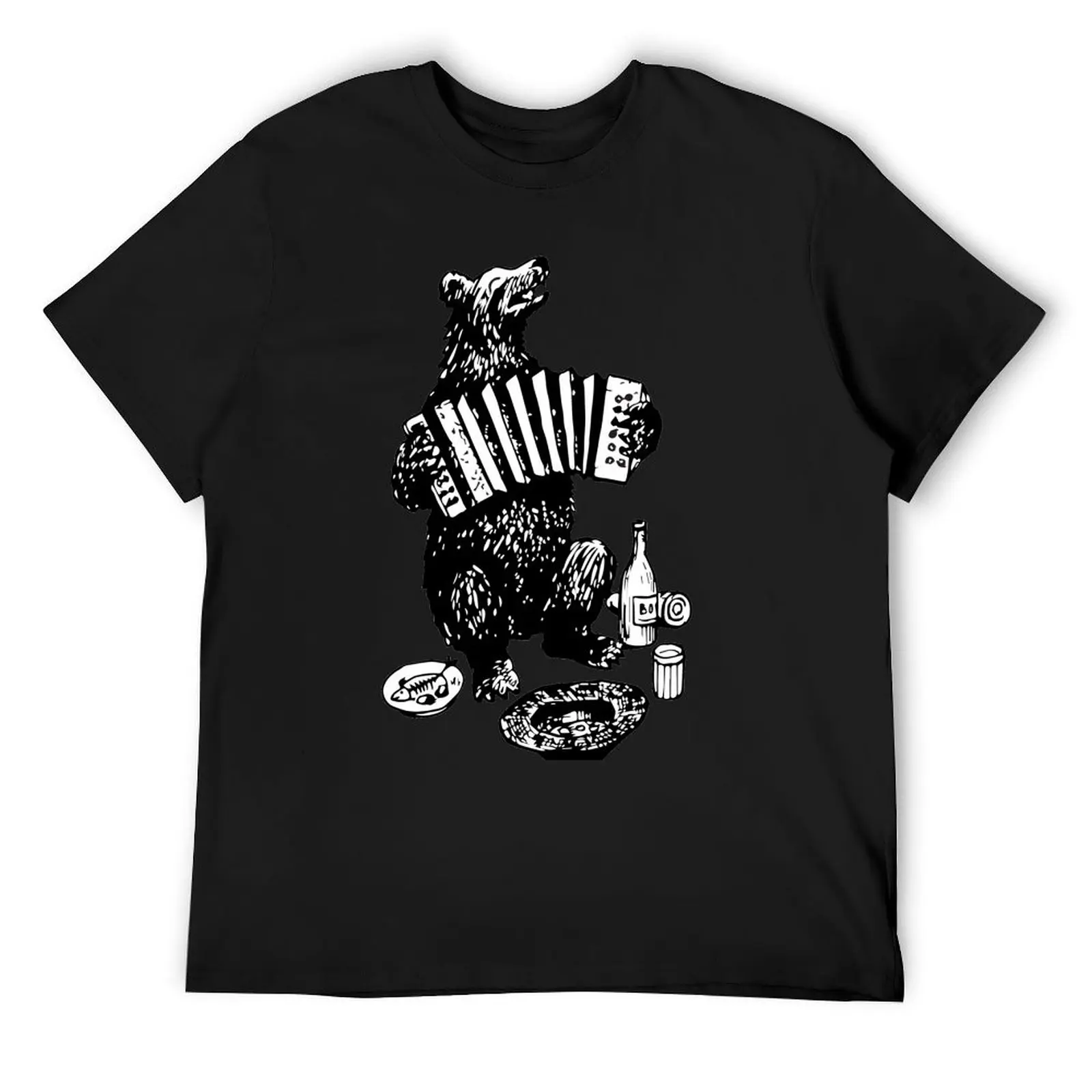 

Misha the accordion player T-Shirt Short sleeve tee sweat Blouse Men's clothing