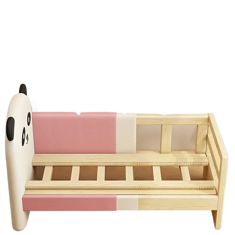 

Soft bag solid wood children's bed