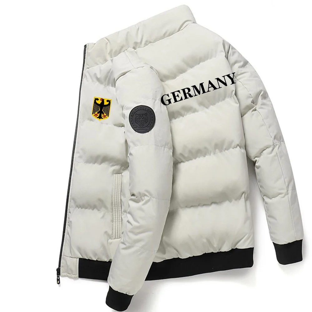 Men's Fashion Thickened Jacket, New Autumn and Winter Warm and Waterproof Parka Coat, Men's Casual and Fashionable Jacket, Outer