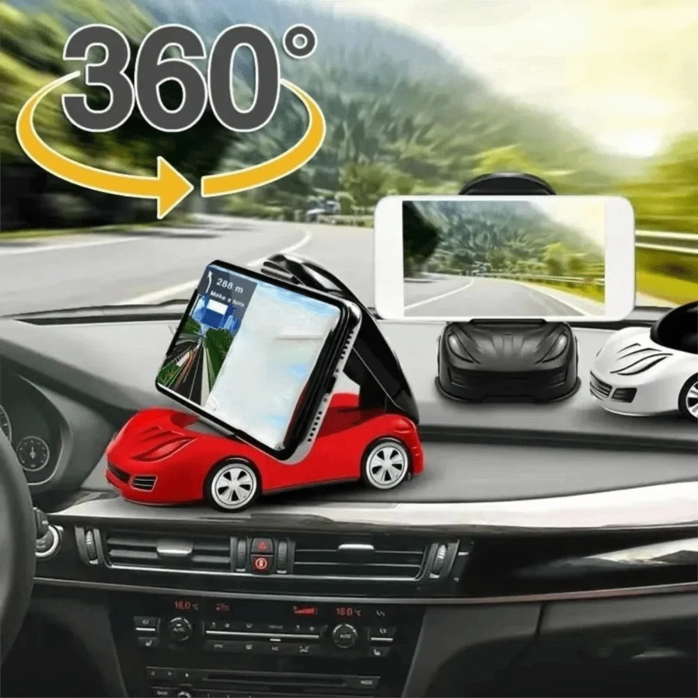 

Foldable Car Model Phone Stand Bracket 360° Rotation Universal Mobile Phone Holders Car Accessories Car Dashboard Phone Holder